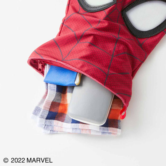 Marvel Spider-Man Mask Pouch - American comic book character theme bag - Japan Trend Shop
