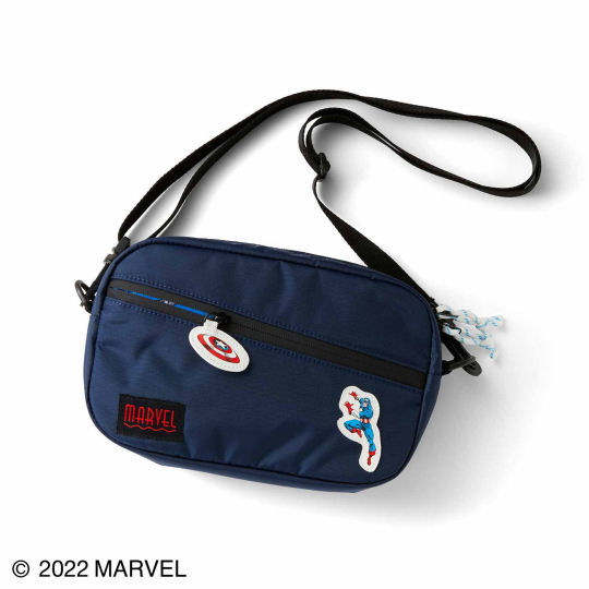Marvel Captain America Sporty Mini Shoulder Bag - American comic book character everyday bag - Japan Trend Shop