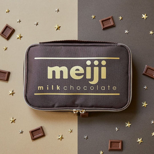 Meiji Milk Chocolate 95th Anniversary Multi-Pouch - Popular candy-shaped bag organizer - Japan Trend Shop