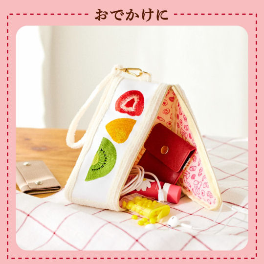 Meruhenk Fruit Sandwich 40th Anniversary Wrist Pouch - Popular Tokyo food-shaped mini bag - Japan Trend Shop