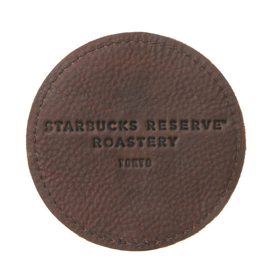 Starbucks Reserve Roastery Tokyo Leather Coasters - Coffee shop chain drink mats - Japan Trend Shop