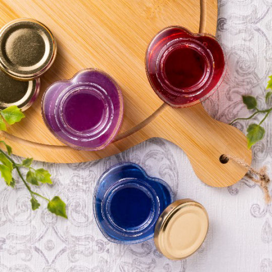 Apple Loves Blue Triple Colors Aomori Apple Jam Set - 100% natural fruit jams in unique colors - Japan Trend Shop