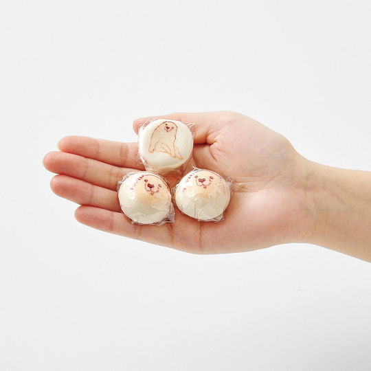 Mini Edo Puppy Marshmallows - Nagasawa Rosetsu painting-themed decorative sweets - Japan Trend Shop