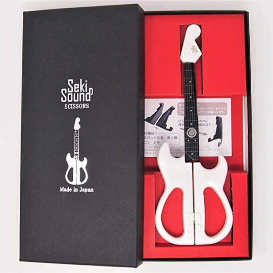 Nikken Seki Sound Guitar Scissors - Musical instrument-shaped scissors - Japan Trend Shop