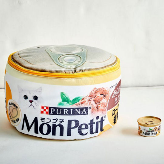 Purina Mon Petit Cat Food Tin Storage Box - Pet food-themed container - Japan Trend Shop