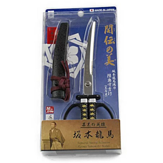 Nikken Sakamoto Ryoma Samurai Sword Scissors - Samurai katana design cutting blades - Japan Trend Shop