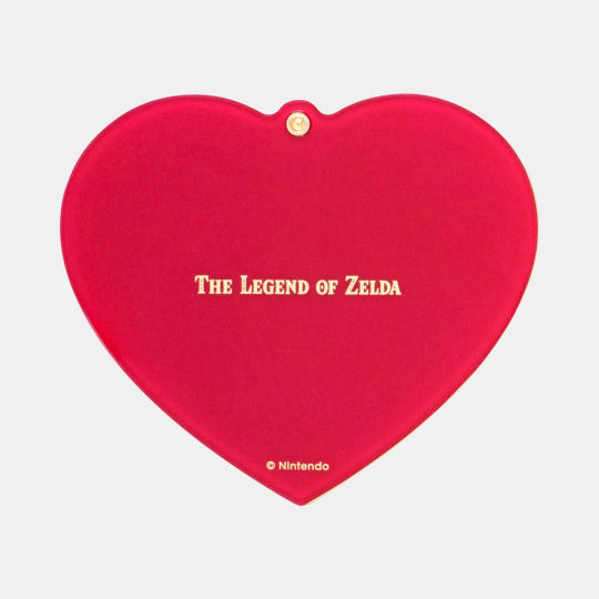 The Legend of Zelda Heart Container Slide Compact Mirror - Nintendo video game beauty accessory - Japan Trend Shop