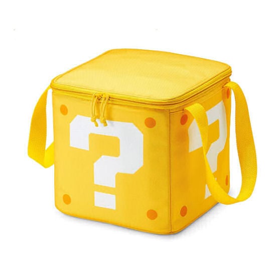 Super Mario Question Block Cooler Bag - Nintendo video game theme insulated carry bag - Japan Trend Shop