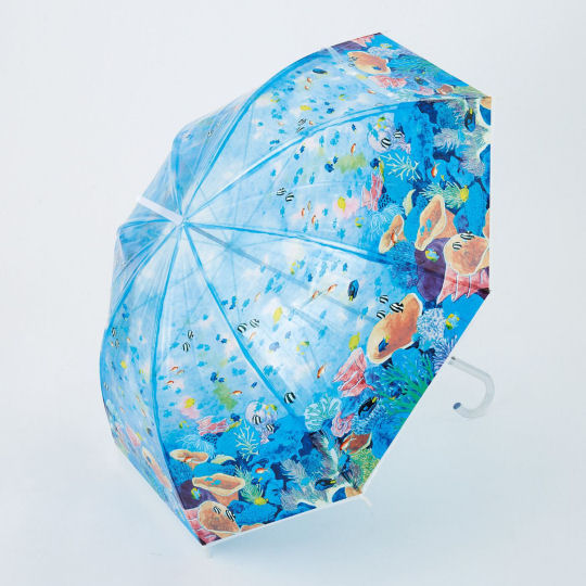 Coral Reef Aquarium Umbrella - Underwater theme rain protection - Japan Trend Shop