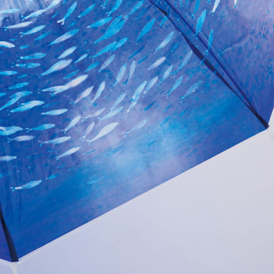Sardine Tornado Aquarium Umbrella - Underwater theme rain protection - Japan Trend Shop