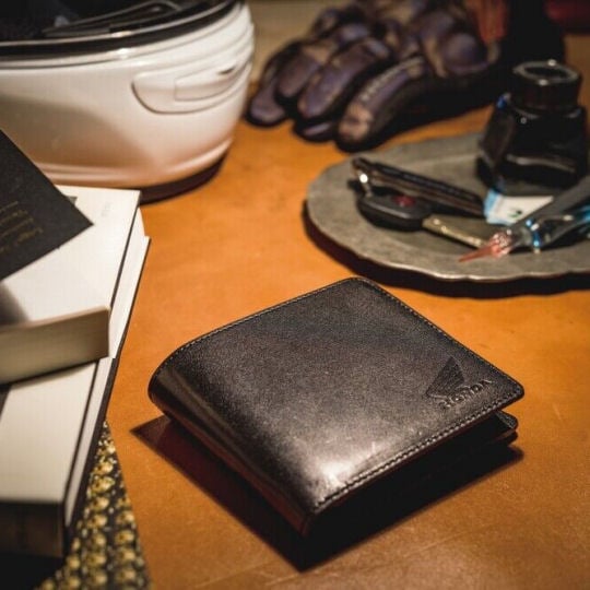 Honda Riding Gear Traditional Leather Wallet - Motorcycle maker official money holder - Japan Trend Shop