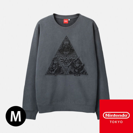 The Legend of Zelda Triforce Sweatshirt - Nintendo video game clothing - Japan Trend Shop