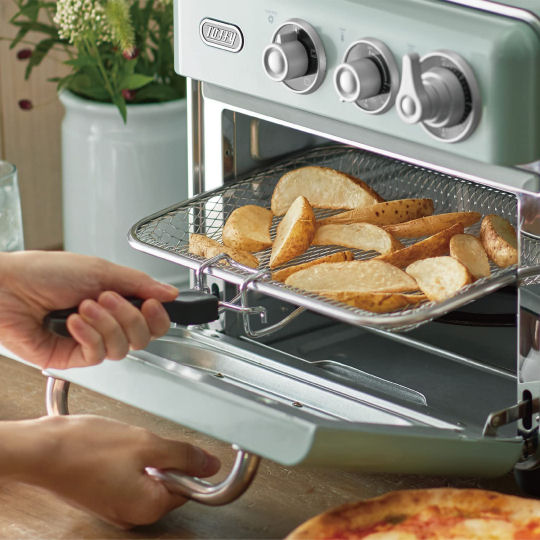 Toffy Non-Fry Toaster Oven - Multifunction compact oven with retro design - Japan Trend Shop