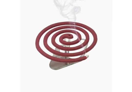 Kincho Uzumaki Rose Mosquito Coil (60 Coils) - Rose-scented insect repellent - Japan Trend Shop