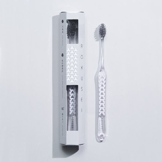 Shiken Rokusei Hexagonal Toothbrush (Pack of 8) - Long-reach-bristle oral hygiene - Japan Trend Shop