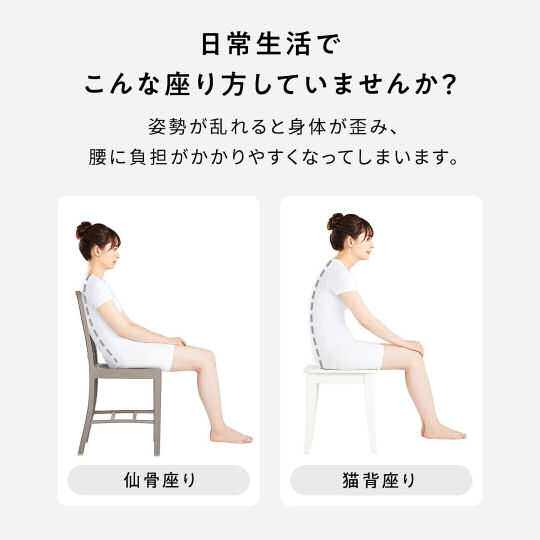 MTG Style Natural Posture Corrector - Seat for improved posture - Japan Trend Shop
