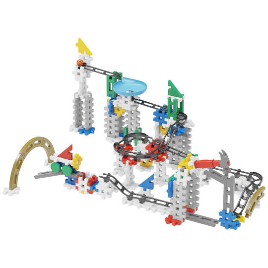 New Block Rolling Q Standard Set - Construction and marble run toy - Japan Trend Shop