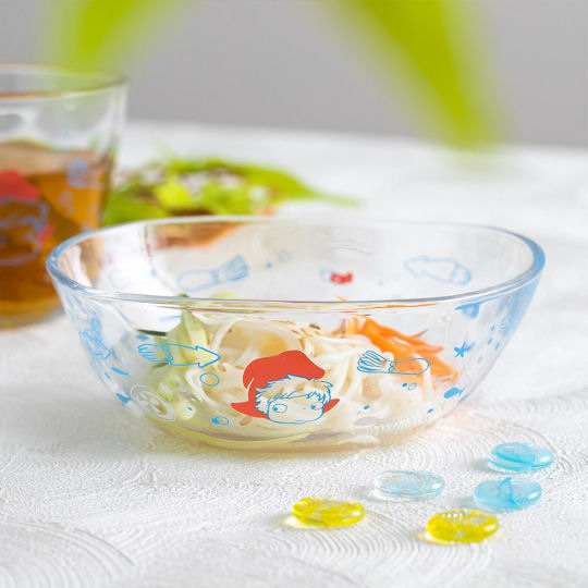Ponyo Glass Bowl - Studio Ghibli anime character glassware - Japan Trend Shop