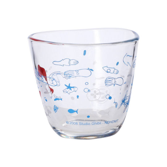 Ponyo Glass Cup - Studio Ghibli anime character glassware - Japan Trend Shop