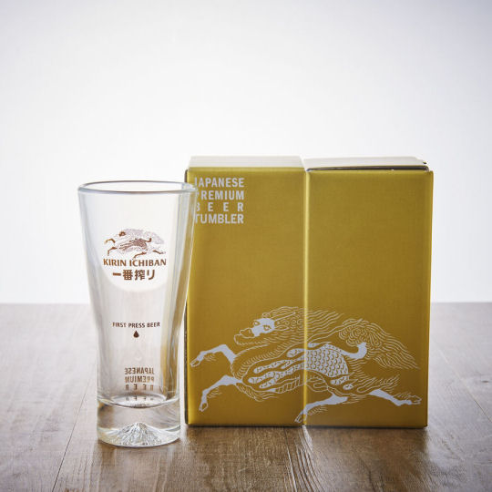 Kirin Ichiban Shibori Beer Global Glass - Japanese brewery glassware - Japan Trend Shop