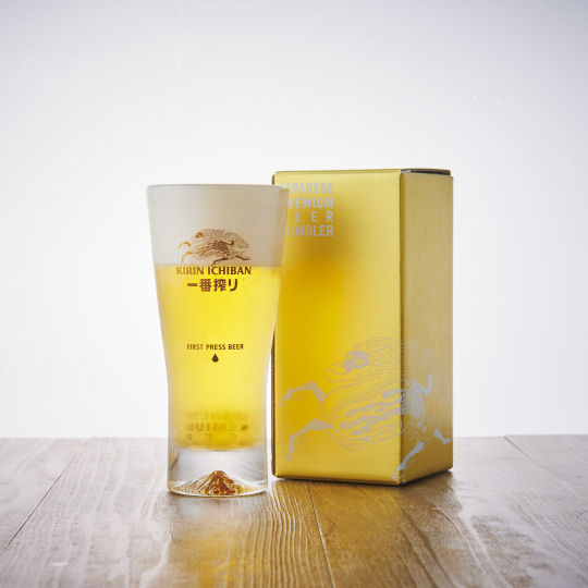 Kirin Ichiban Shibori Beer Global Glass - Japanese brewery glassware - Japan Trend Shop