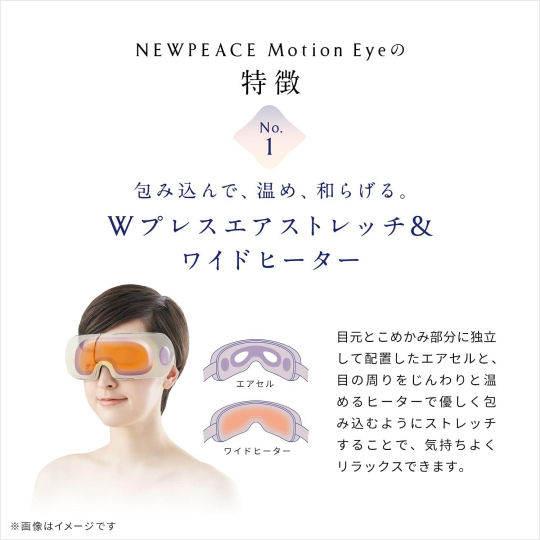 MTG Newpeace Motion Eye - Eye area relaxation device - Japan Trend Shop