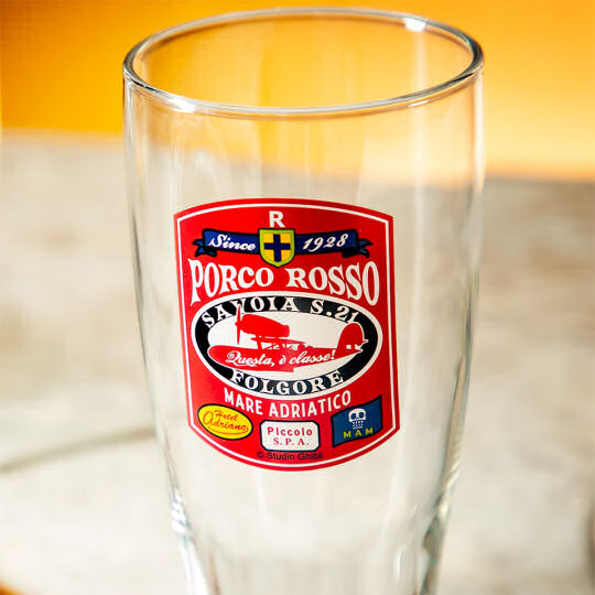 Porco Rosso Beer Tumbler - Hayao Miyazaki anime drink glass - Japan Trend Shop