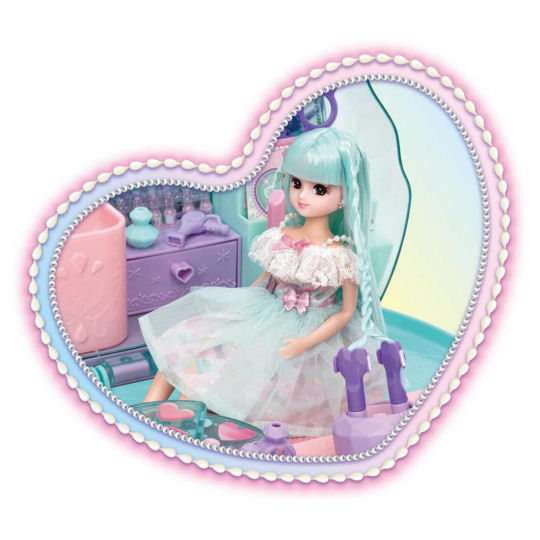 Licca-chan Gelato Hair and Makeup Bag - Hair salon play set for dress-up doll - Japan Trend Shop