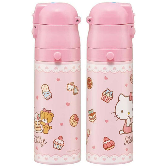 Hello Kitty Kids Water Bottle - Sanrio character vacuum drink flask for children - Japan Trend Shop