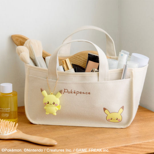 Pokepeace Pikachu Interior Storage Bag - Pokemon character multipurpose bag - Japan Trend Shop