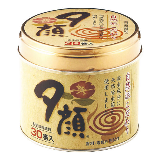 Kiyo Jochugiku Yugao Mosquito Coil (30 Coils) - Natural insect repellent - Japan Trend Shop