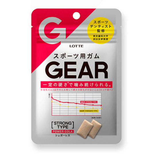 Lotte Gear Sports Gum - Chewing gum for baseball and other sport - Japan Trend Shop
