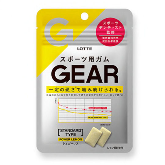 Lotte Gear Sports Gum - Chewing gum for baseball and other sport - Japan Trend Shop