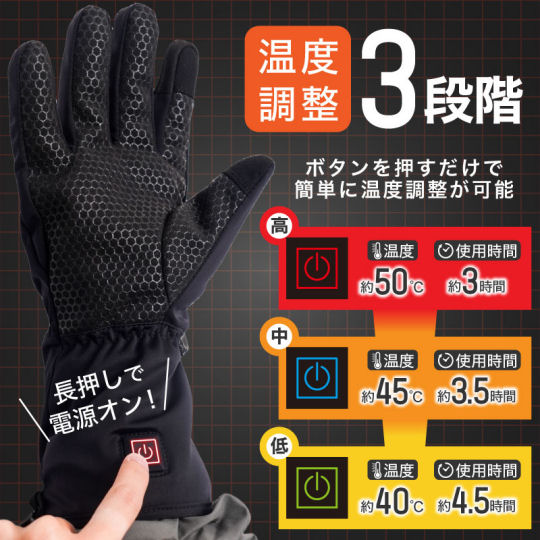 Thanko Denki Tepokka Heated Gloves - USB-powered hand warmers - Japan Trend Shop