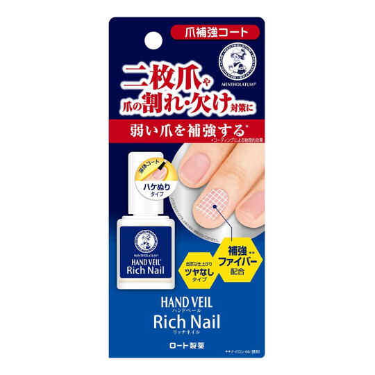 Hand Veil Rich Nail - Reinforcement coating for cracked nails - Japan Trend Shop