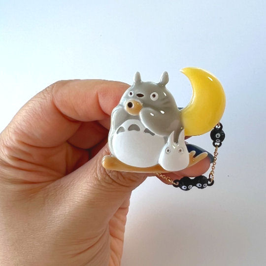 My Neighbor Totoro Brooch - Studio Ghibli anime character jewelry - Japan Trend Shop