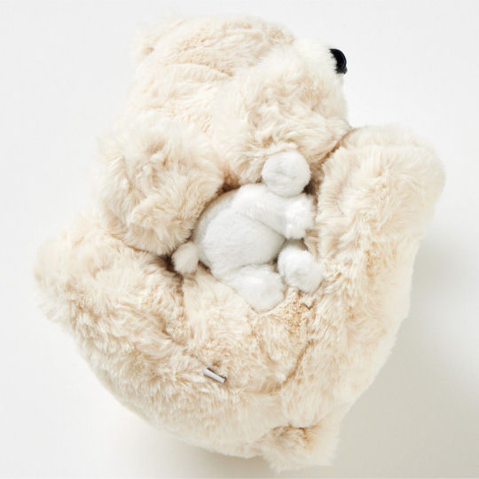 Polar Bear Mother and Cub Plush Toy - Cuddly animal toys set - Japan Trend Shop