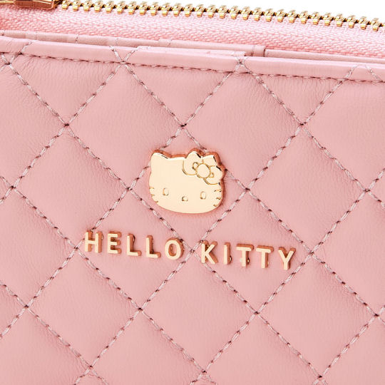 Hello Kitty Quilted Folding Wallet-Purse - Sanrio character accessory - Japan Trend Shop