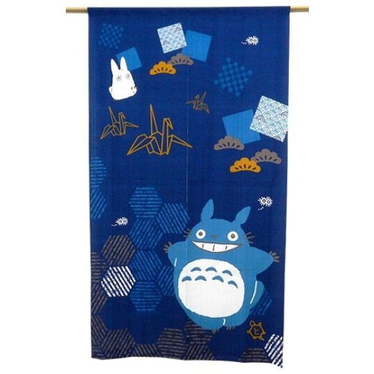 My Neighbor Totoro Noren Curtain - Studio Ghibli anime character theme fabric space divider - Japan Trend Shop