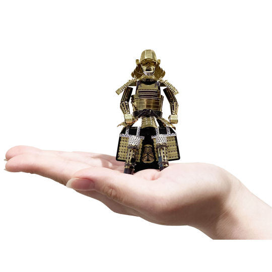Metallic Nano Puzzle Tokugawa Ieyasu Armor Model - Shogun armor self-assembly toy - Japan Trend Shop