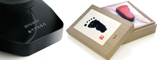 Otete & Anyo Stempel Babyfuß und -hand - Individuelles Geschenk-Set für Fuß- und Handabdrücke - Japan Trend Shop
