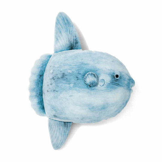 Soft and Fluffy Ocean Sunfish Pillow - Exotic fish theme cushion - Japan Trend Shop