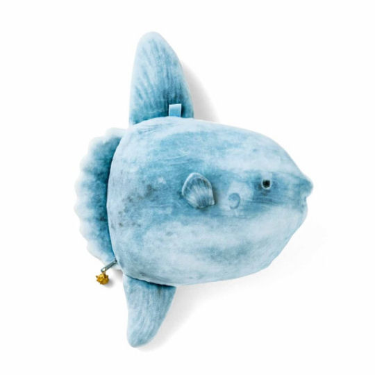 Soft and Fluffy Ocean Sunfish Pouch - Exotic fish design accessory bag - Japan Trend Shop