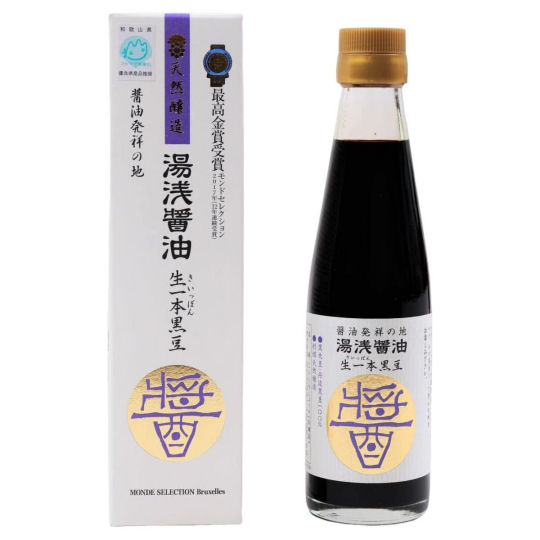 Marushin Honke Ki-ippon Kuromame Soy Sauce - Pure, unadulterated soy condiment - Japan Trend Shop