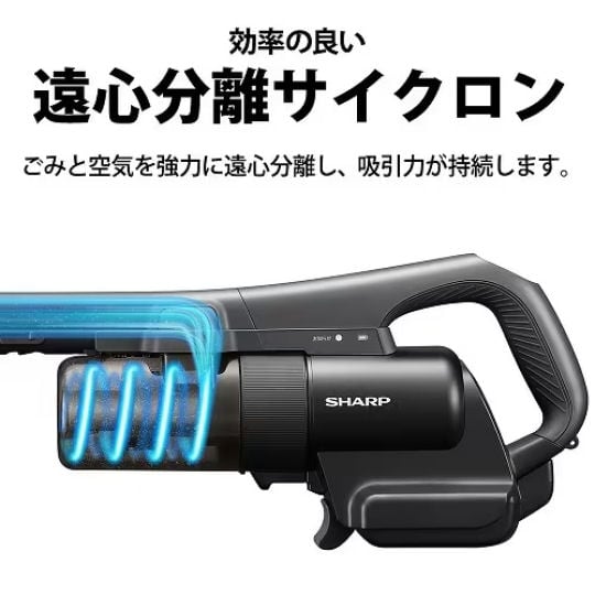 Sharp EC-PT1 Stick Vacuum - Compact cordless vacuum cleaner - Japan Trend Shop