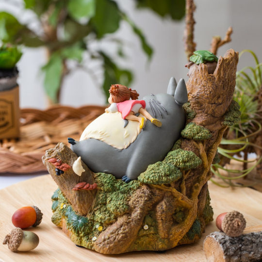 My Neighbor Totoro Totoro and Mei Music Box - Studio Ghibli anime character ornament - Japan Trend Shop