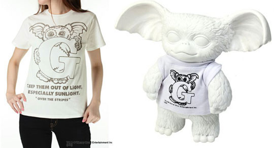 OVER THE STRiPES! Gizmo Vinyl Toy T-shirt Set - Gremlins figure and clothes - Japan Trend Shop