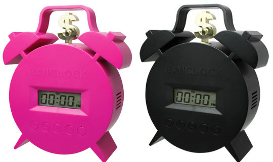 Banclock Twin Bell Alarm Clock - Money bank clock - Japan Trend Shop