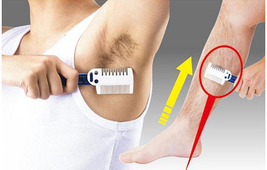 Mudage Jolie Body Hair Thinner - Comb razor for men - Japan Trend Shop
