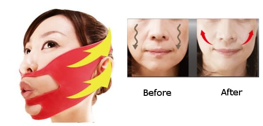 Houreisen Face Exercise Mask - Tightens cheeks, fights aging, wrinkles - Japan Trend Shop